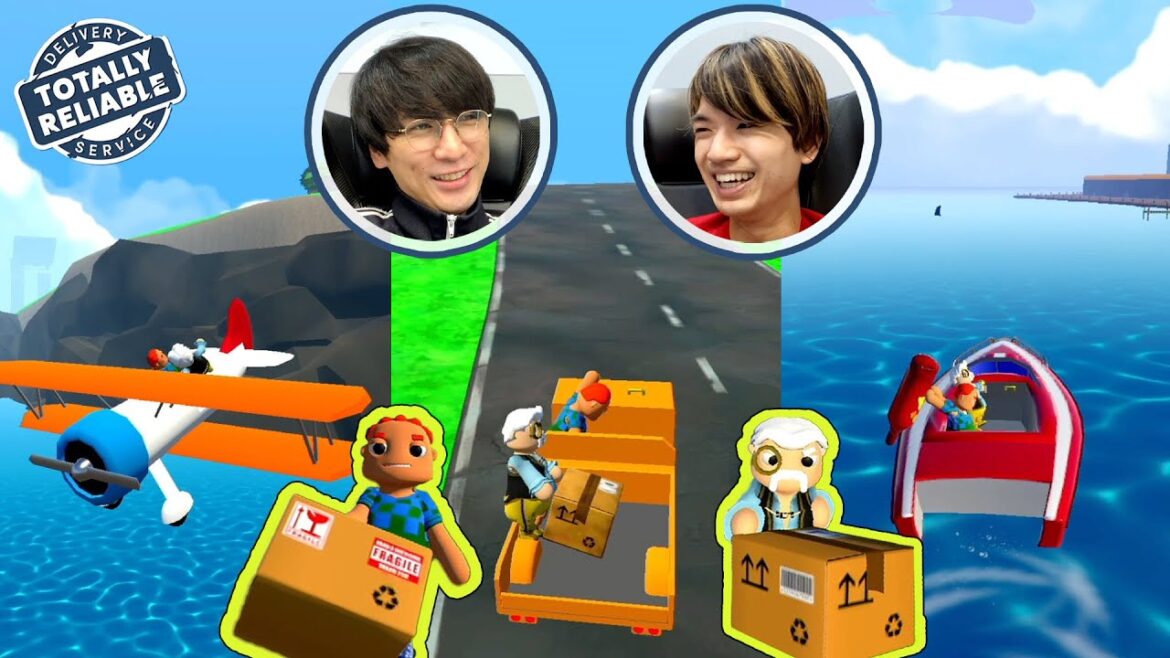ふにゃふにゃボディで陸・海・空を駆け回るお荷物配達ゲーム!【Totally Reliable Delivery Service】