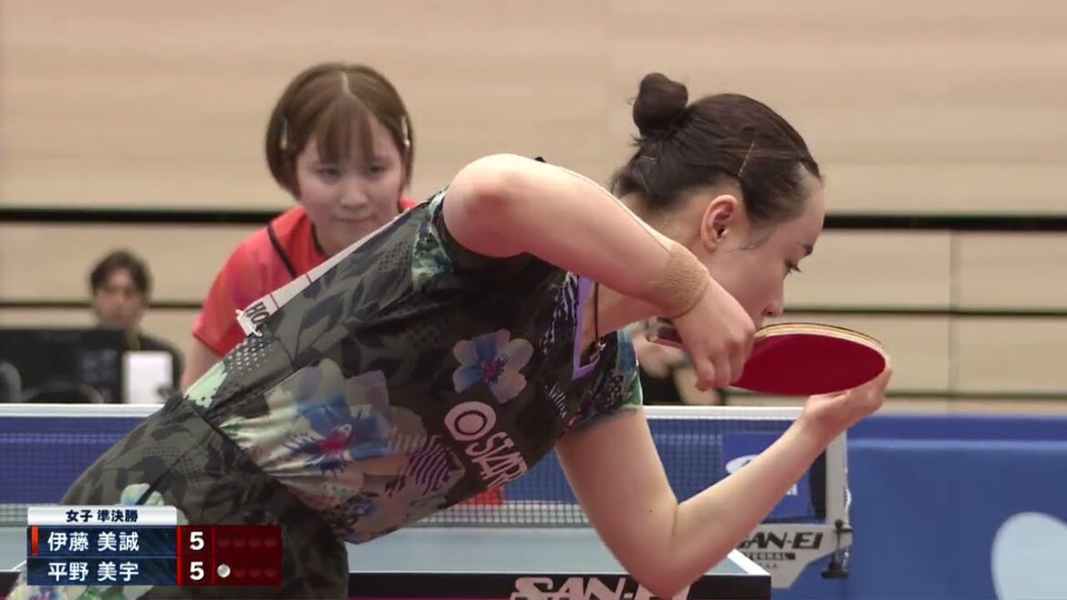 【プレイバック】女子準決勝 伊藤美誠 vs 平野美宇|第5回 パリ五輪日本代表選考会|Ito Mima vs Hirano Miu【日本語実況解説】