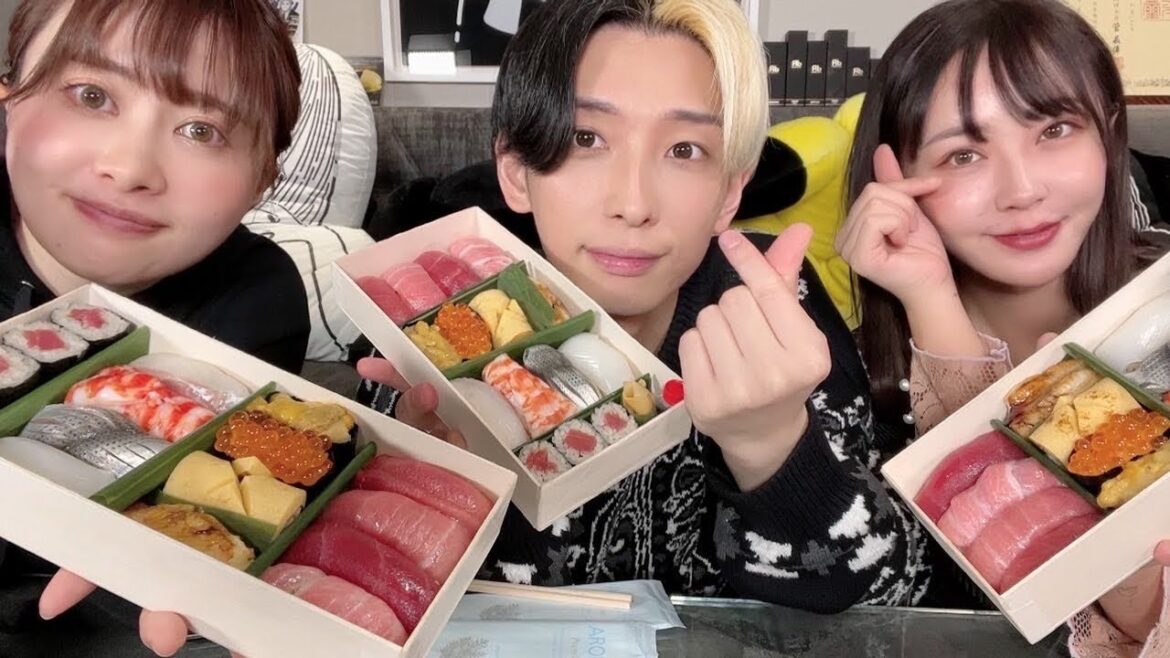 てんちむエミリンとウーバーイーツ食べ放題したら無限に話が止まらなかったww