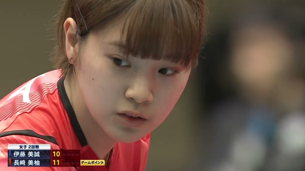 【プレイバック】女子2回戦 伊藤美誠 vs 長﨑美柚|第4回パリ五輪日本代表選考会|Ito Mima vs Nagasaki Miyuu