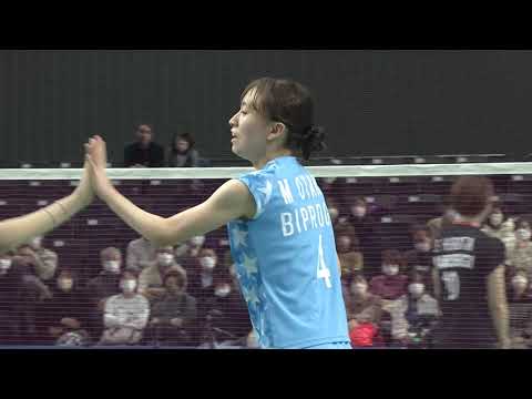 【全日本総合バドミントン選手権2022】女子ダブルス準決勝 福島由紀・廣田彩花(丸杉 )×大竹望月・髙橋美優(BIPROGY)