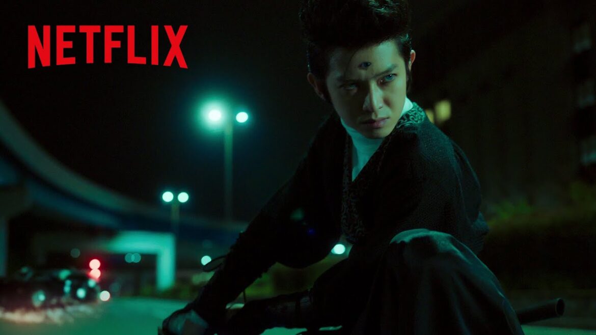 飛影(本郷奏多) 走る車を真っ二つに | 幽☆遊☆白書 | Netflix Japan
