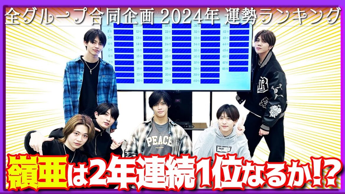 7 MEN 侍【全グループ横断企画!2024年運勢ランキング~第1話】中村嶺亜の連覇なるか⁉️占いSP