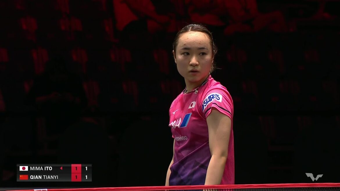 【プレイバック】伊藤美誠 vs 銭天一|WTTシンガポールスマッシュ2023 女子シングルス2回戦