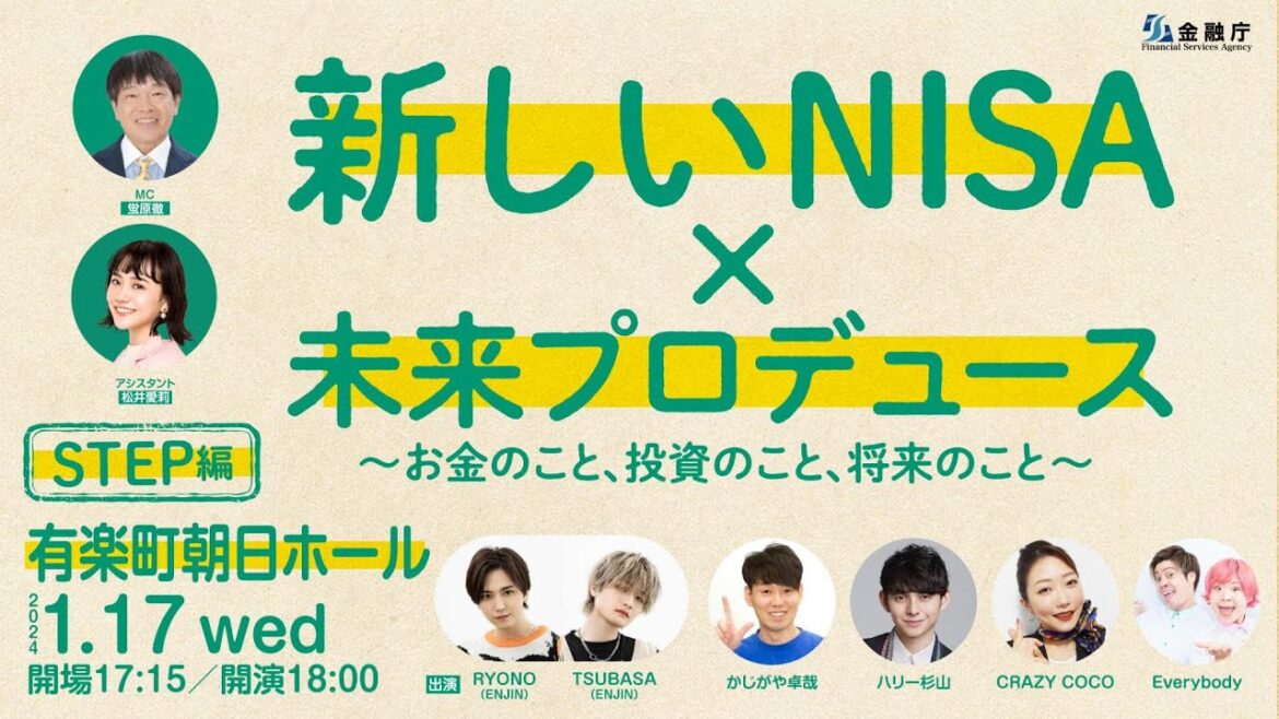 【第2回】新しいNISA×未来プロデュース ~お金のこと、投資のこと、将来のこと~