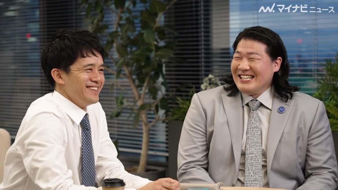 池松壮亮×一ノ瀬ワタル、終始“仲良し”な二人にほっこり!“ AI 一ノ瀬ワタル”の手元に注目 「マイナビ転職」新CM&メイキング映像公開
