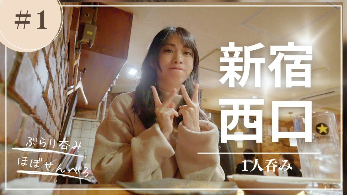 【1人呑み】新宿西口行ってみた【せんべろ】