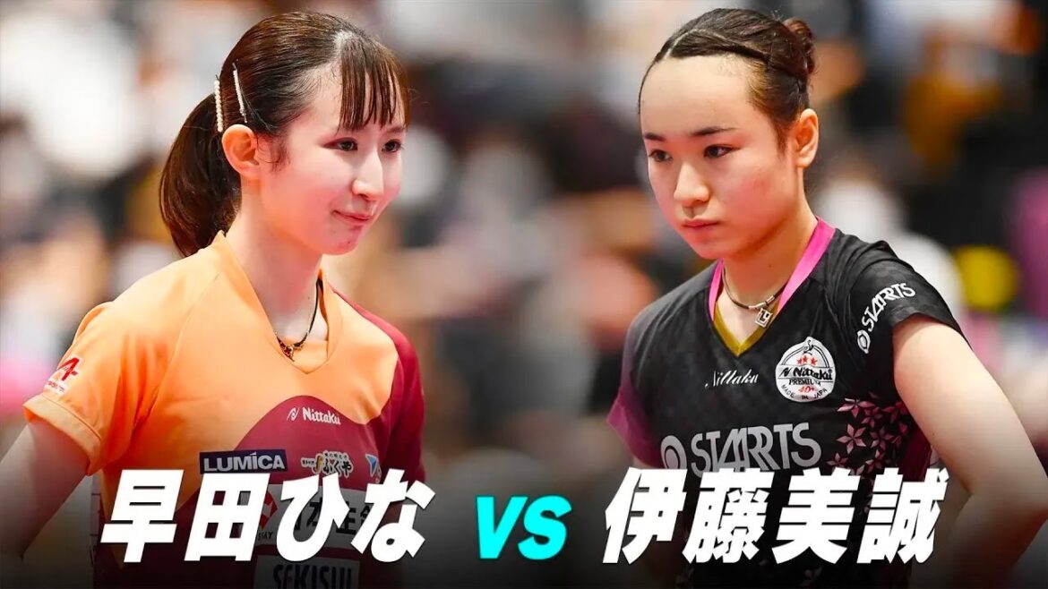 【プレイバック】女子準決勝 伊藤美誠 vs 早田ひな|2022年 第2回パリ五輪日本代表選考会|Hayata Hina vs Ito Mima