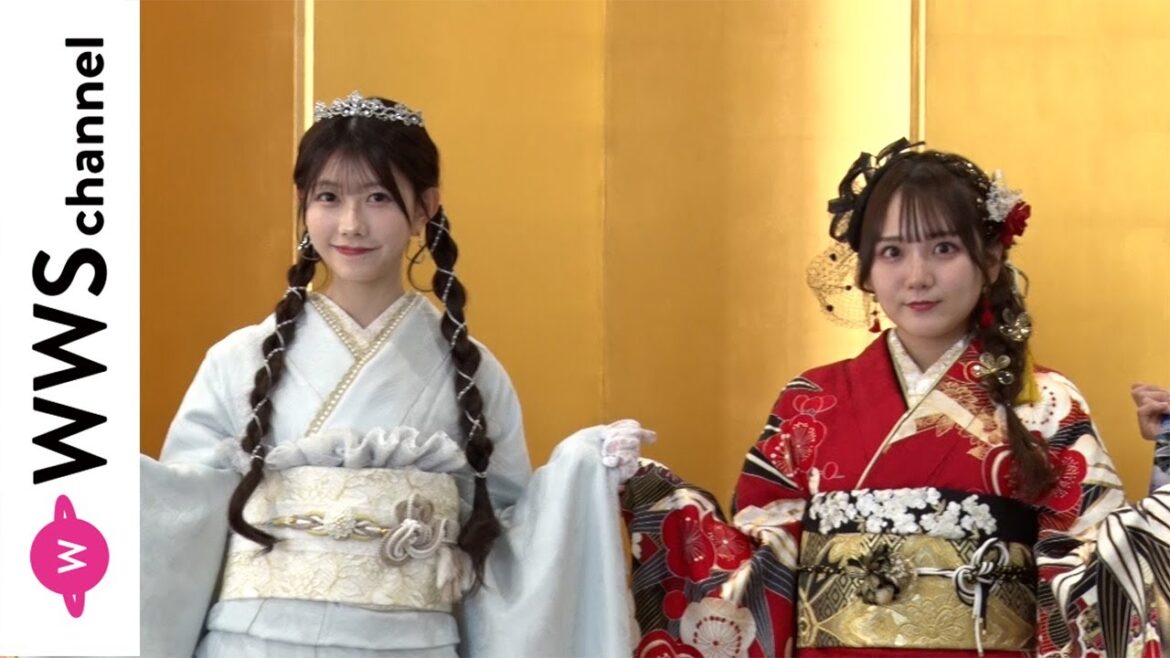 AKB48・千葉恵⾥、⽥⼝愛佳、佐藤美波らが美しすぎる振袖姿で『二十歳のつどい』に登場!初めてお酒を飲んだ感想やトップに立ちたい分野を語る!