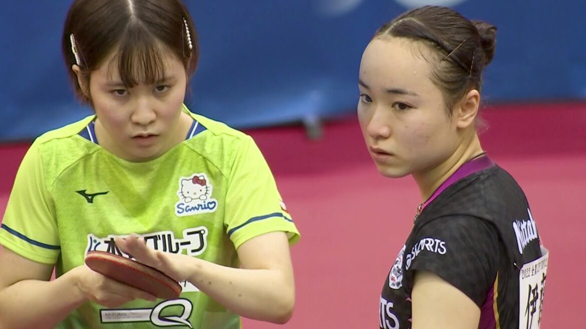 【プレイバック】女子準々決勝 伊藤美誠 vs 平野美宇|2022年 第3回パリ五輪日本代表選考会|Ito Mima vs Hirano Miu