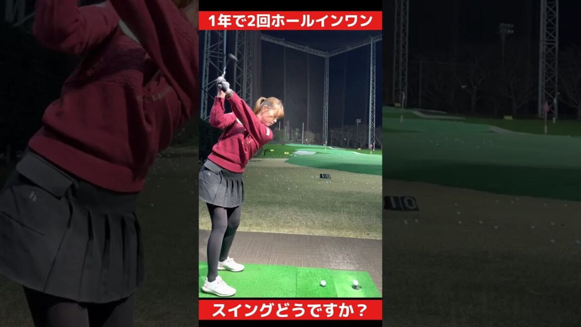 (コメント見てね)1年でホールインワン2回達成したんです。 #ゴルフ女子 #Shorts