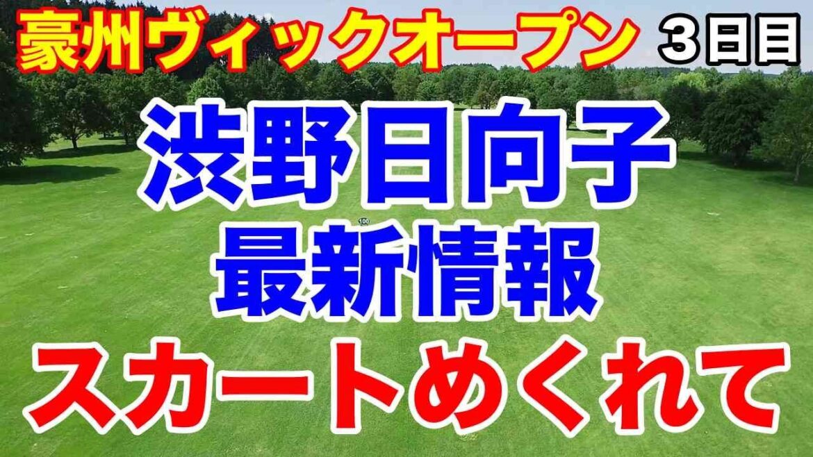 渋野日向子最新情報【女子ゴルフ】豪州ヴィックオープン3日目 シブコと同期が首位