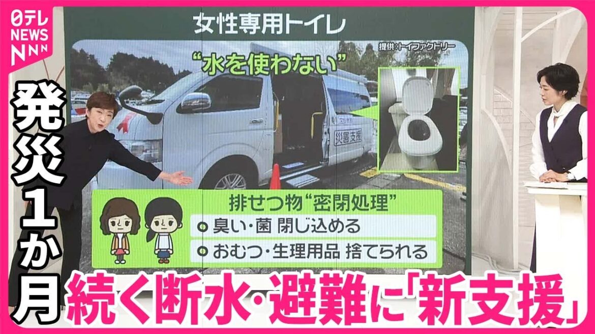 【能登半島地震】続く断水・避難生活に“新支援” 関連死対策に…見守りサービスも