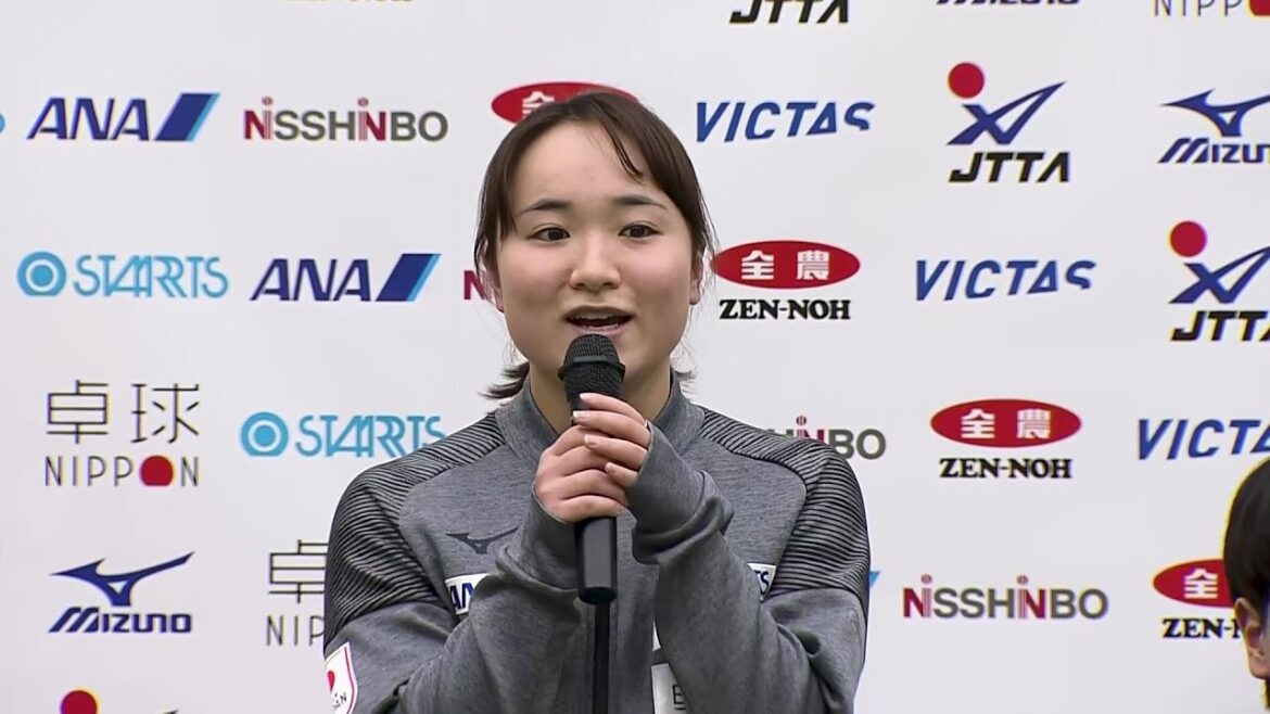 伊藤美誠「みんなで一丸となって金メダルを獲りたい」|世界卓球2024団体戦 日本代表選手記者会見