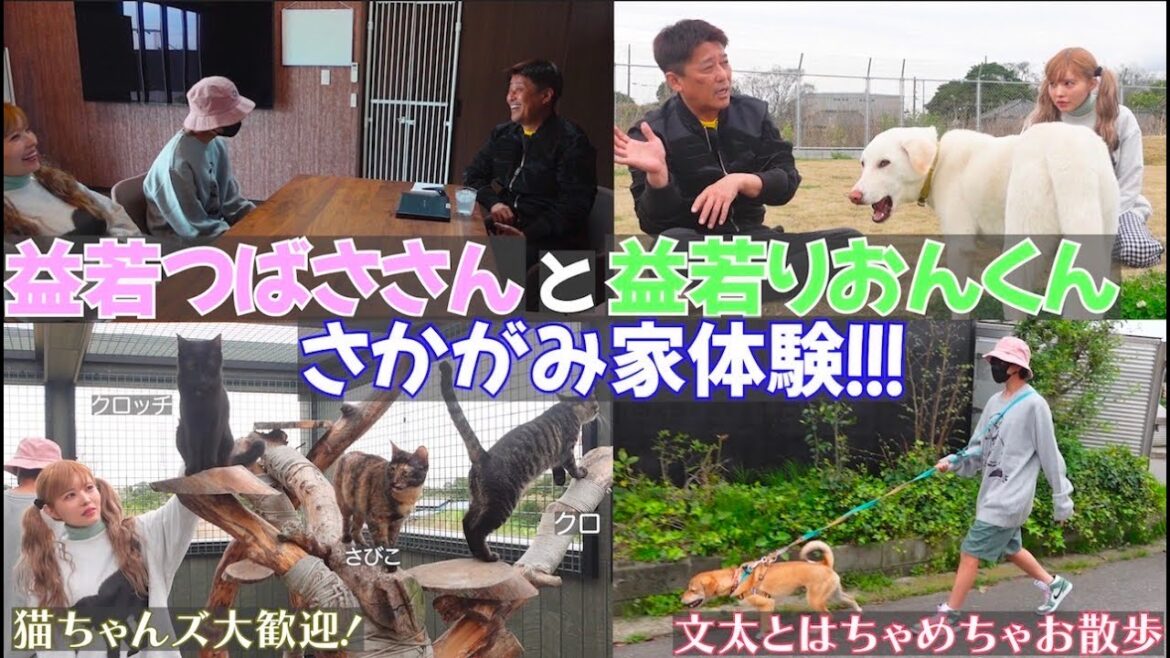 【コラボ】益若つばささんとさかがみ家体験!!!!