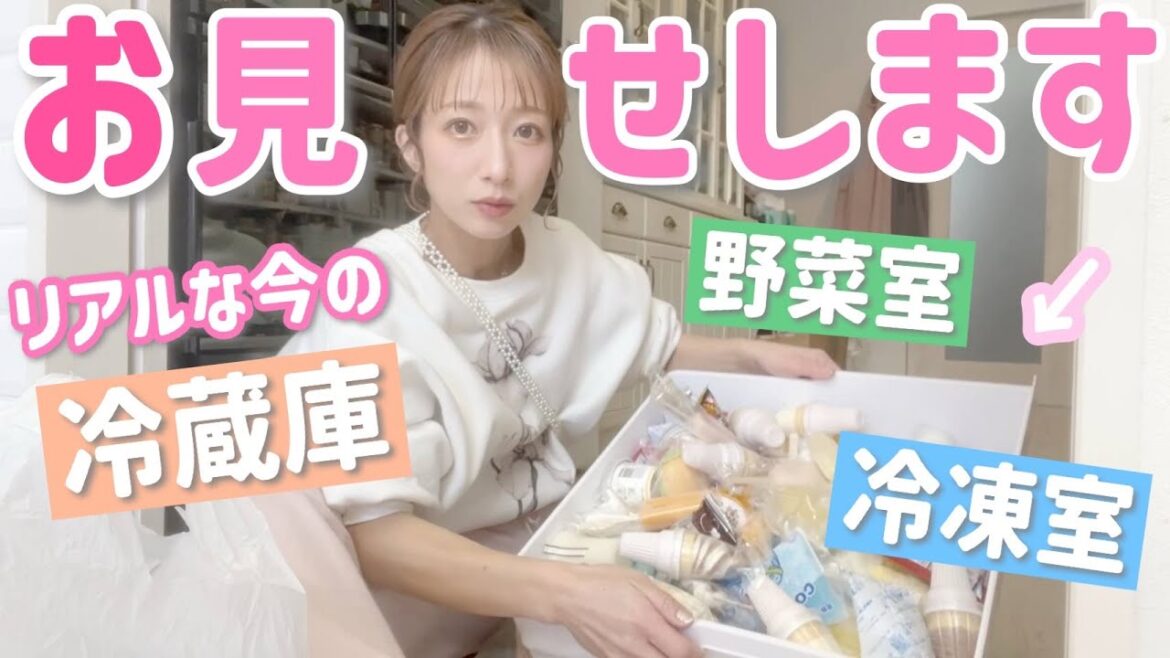 【リアル冷蔵庫】そのままの冷蔵庫を開けてお見せします!!!【冷蔵庫片付け】