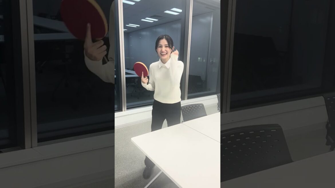 【#池谷実悠】アナウン(サー)選手権🗣️🏓 もしも私が卓球選手だったら、何を叫ぶ?#shorts