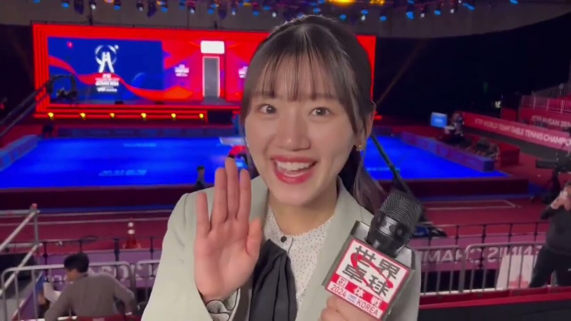 日向坂46 世界卓球 2024 本日も#佐々木美玲 さんがコートサイドレポート パリ五輪が決まる!!世界卓球2024団体戦2月19日女子 20時 テレ東 #BSテレ東で連日放送 TVer で日本戦配信