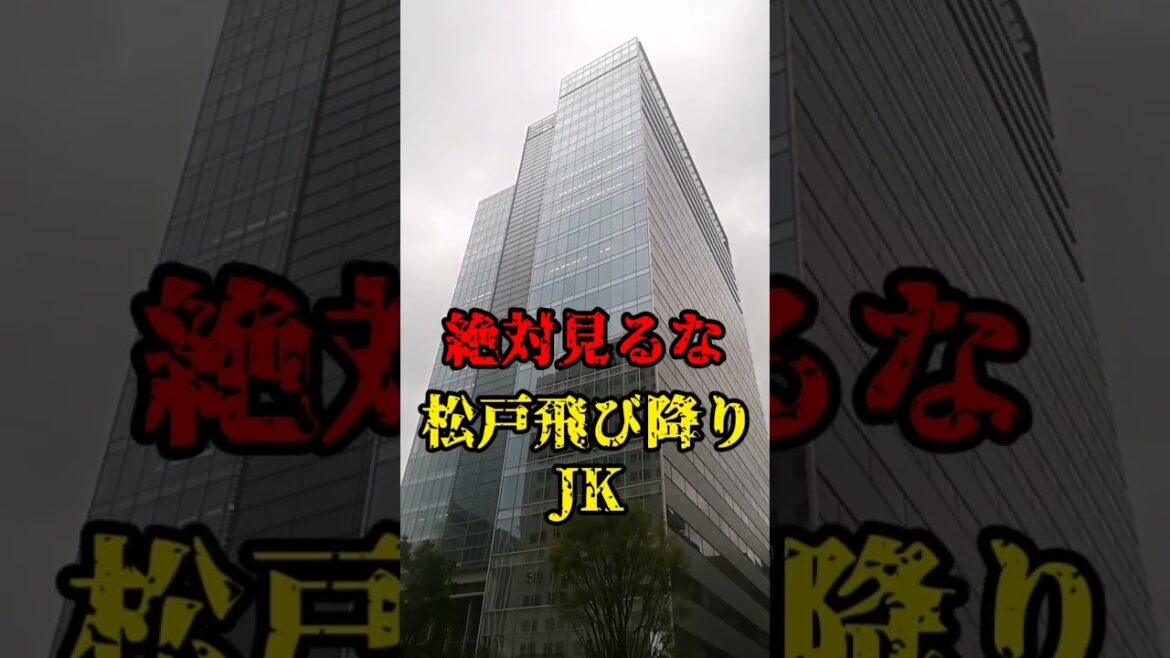 【絶対見るな!】松戸飛び降りjk#北川景子 #コント動画 #事故車