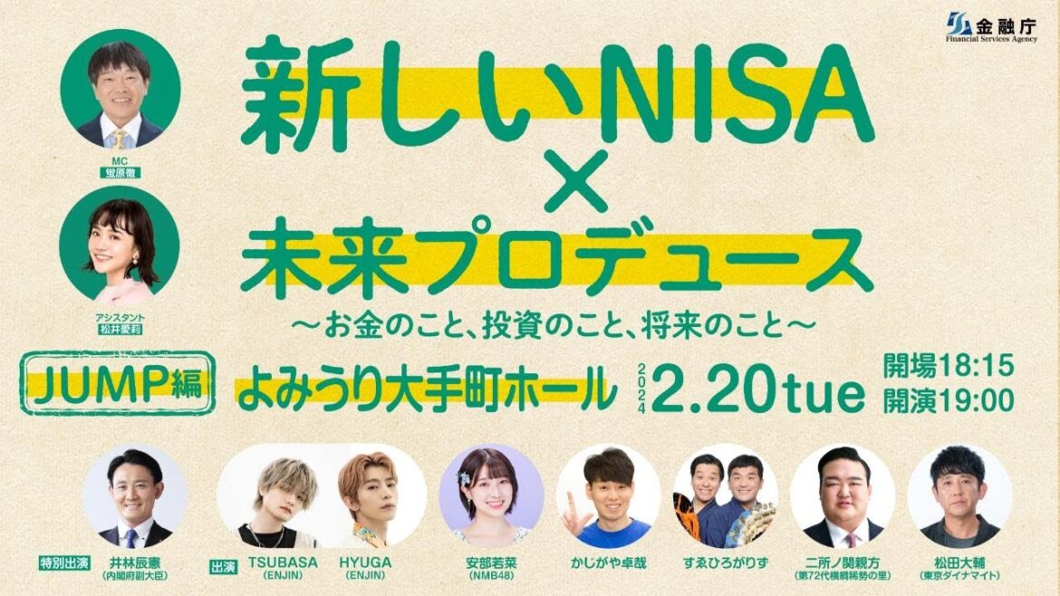 【第3回】新しいNISA×未来プロデュース ~お金のこと、投資のこと、将来のこと~