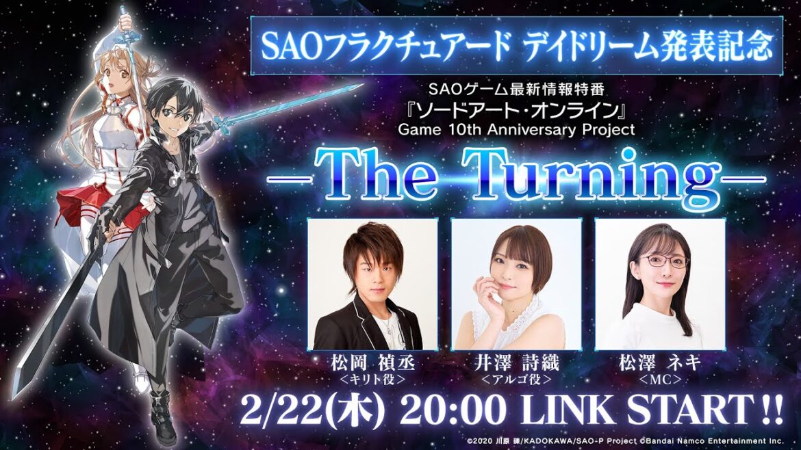 「SAOゲーム最新情報特番 『ソードアート・オンライン』 Game 10th Anniversary Project ‐The Turning-」