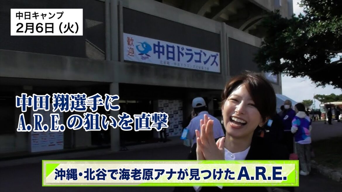 【今週のA.R.E.】③「海老原アナが発見 中田翔選手のA.R.E.」~中日~