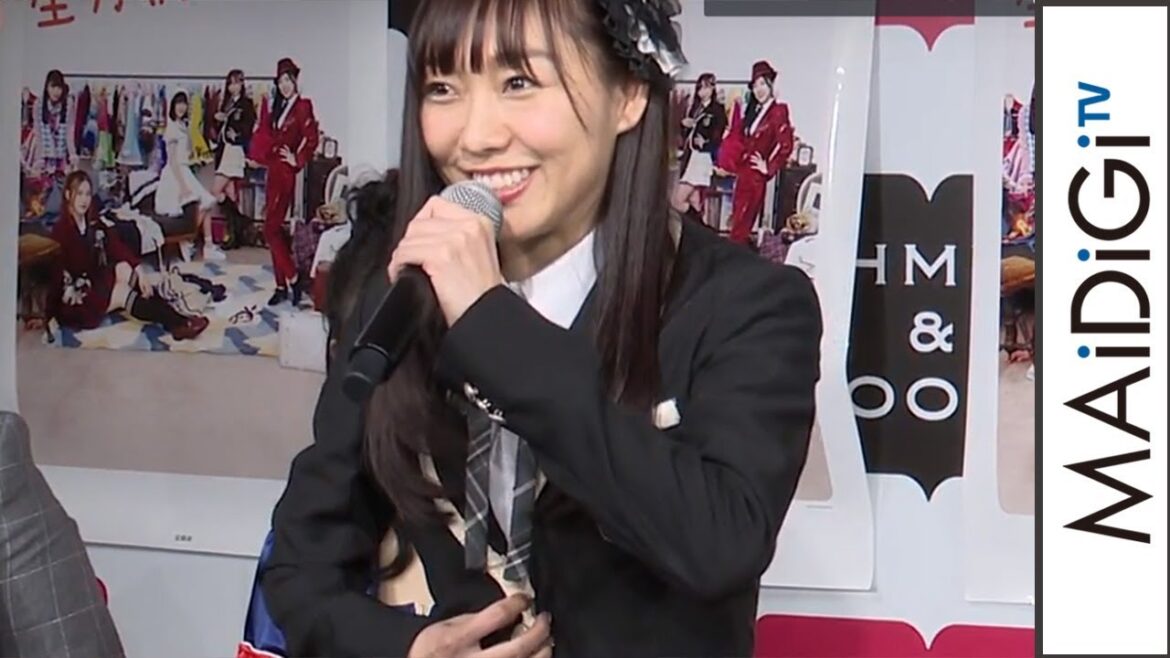 SKE48須田亜香里、イベントで生着替え 衣装のこだわりも解説 「SKE48衣装図鑑 全力制服」トークイベント1