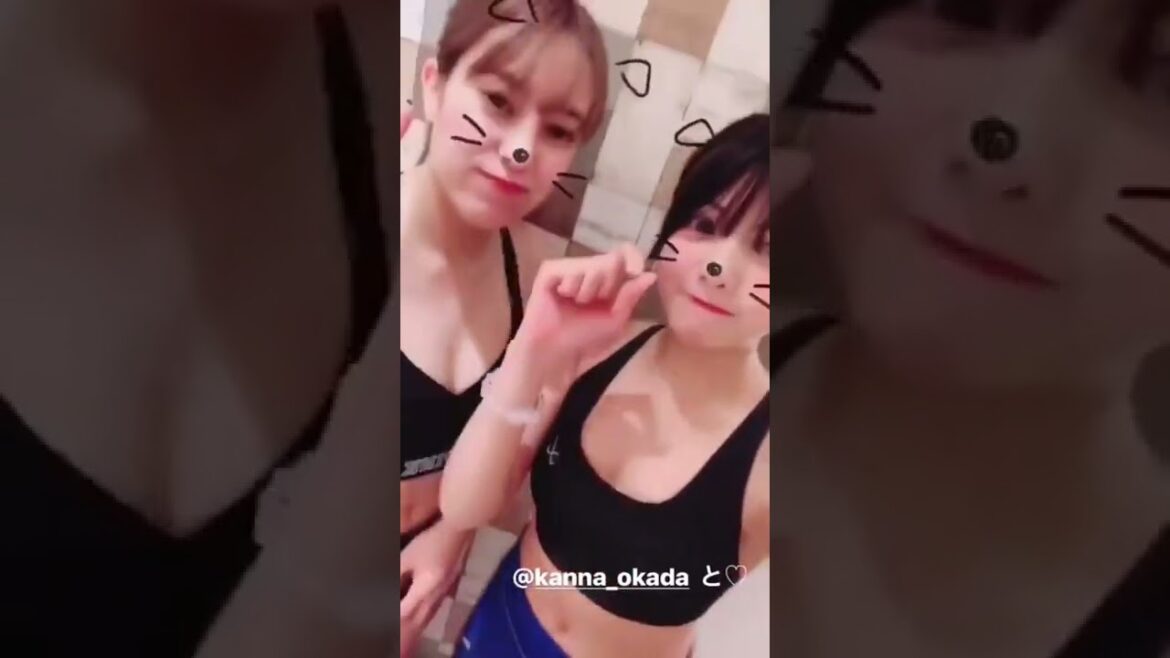 元AKB48 平田梨奈 元HKT48 岡田栞奈 ジム着 レギンス トレーニングウェア #shorts