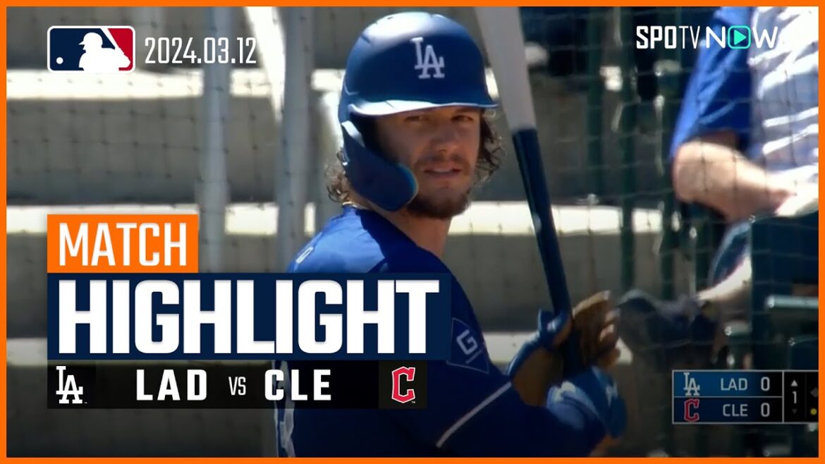 【期待の若手ボビー・ミラーが先発登板!】MLBスプリング・トレーニング ドジャース vs ガーディアンズ 試合ハイライト 3.12