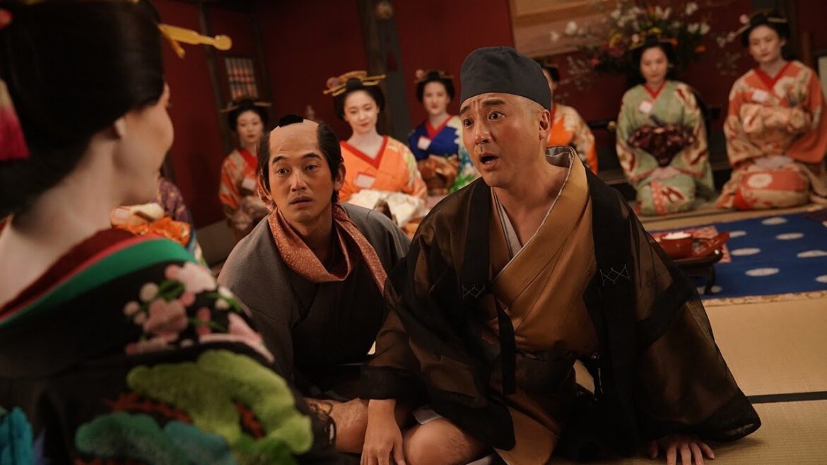 “吉良孝証”ムロツヨシが遊郭で乱痴気騒ぎ! “高級遊女”橋本マナミも登場 映画「身代わり忠臣蔵」本編映像公開