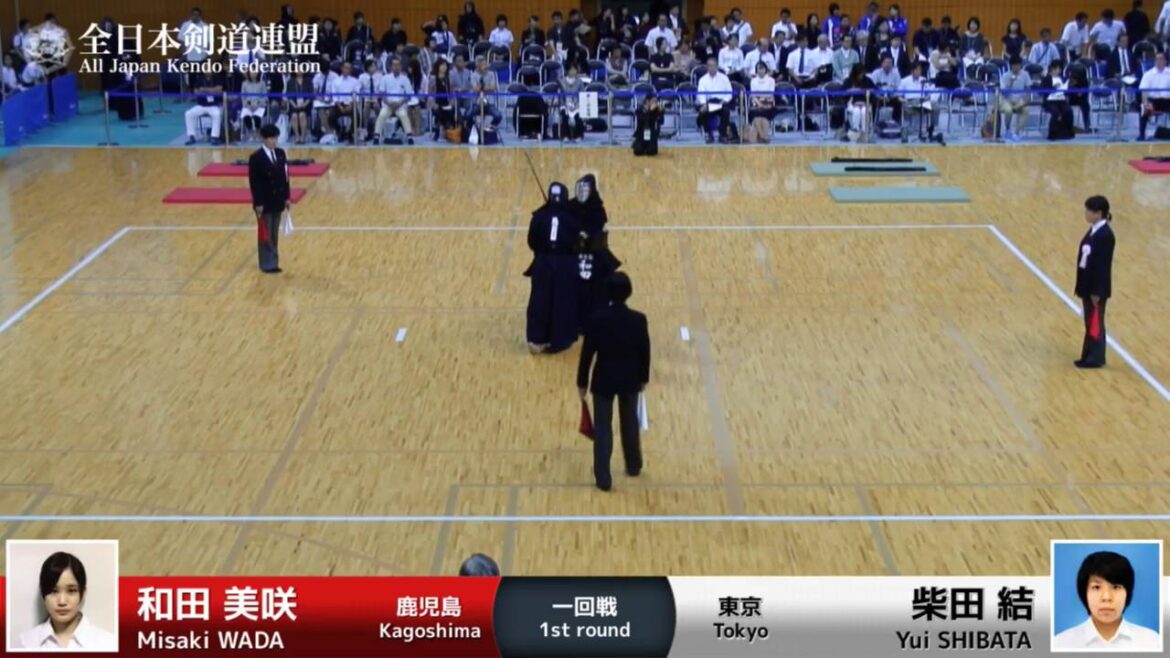 Misaki WADA -eT Yui SHIBATA – 55th All Japan Women KENDO Championship – First round 16
