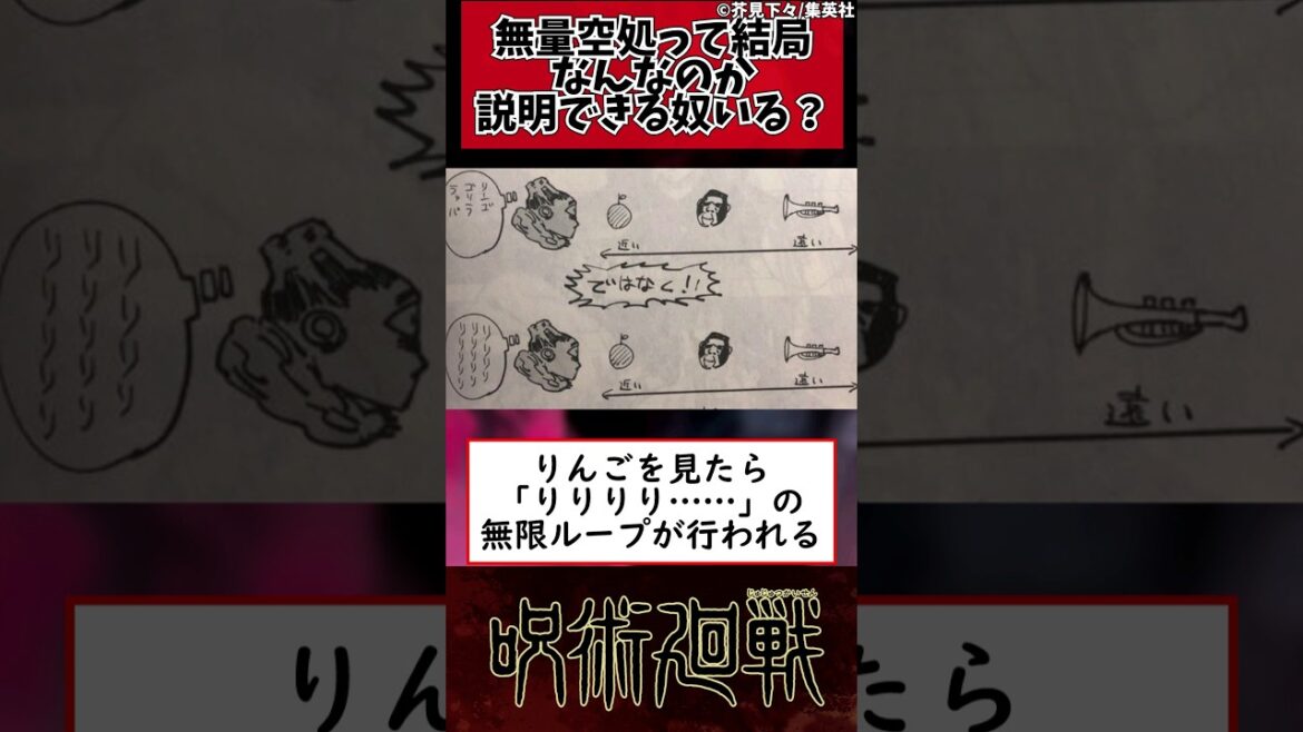 【呪術廻戦】無量空処って結局なんなのか説明できる奴いる?#shorts