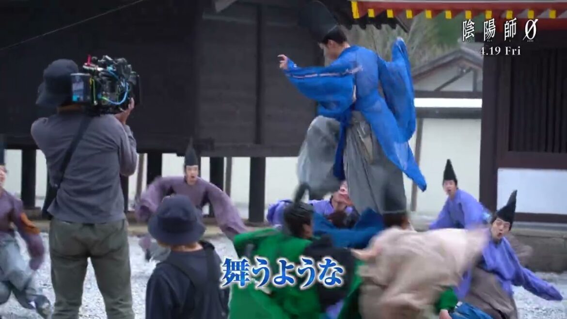 羽生結弦にインスピレーション!『陰陽師0』山崎賢人の“舞”アクションメイキング映像