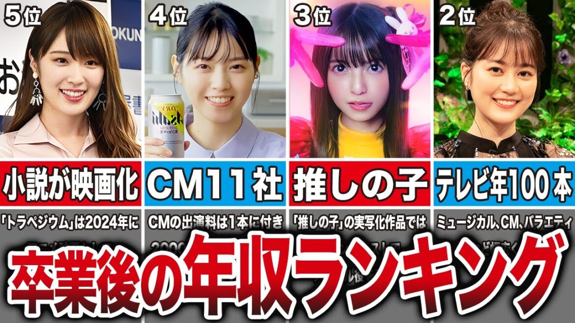 【2024年版ランキング】乃木坂を卒業したメンバーの現在の年収が凄すぎた…w