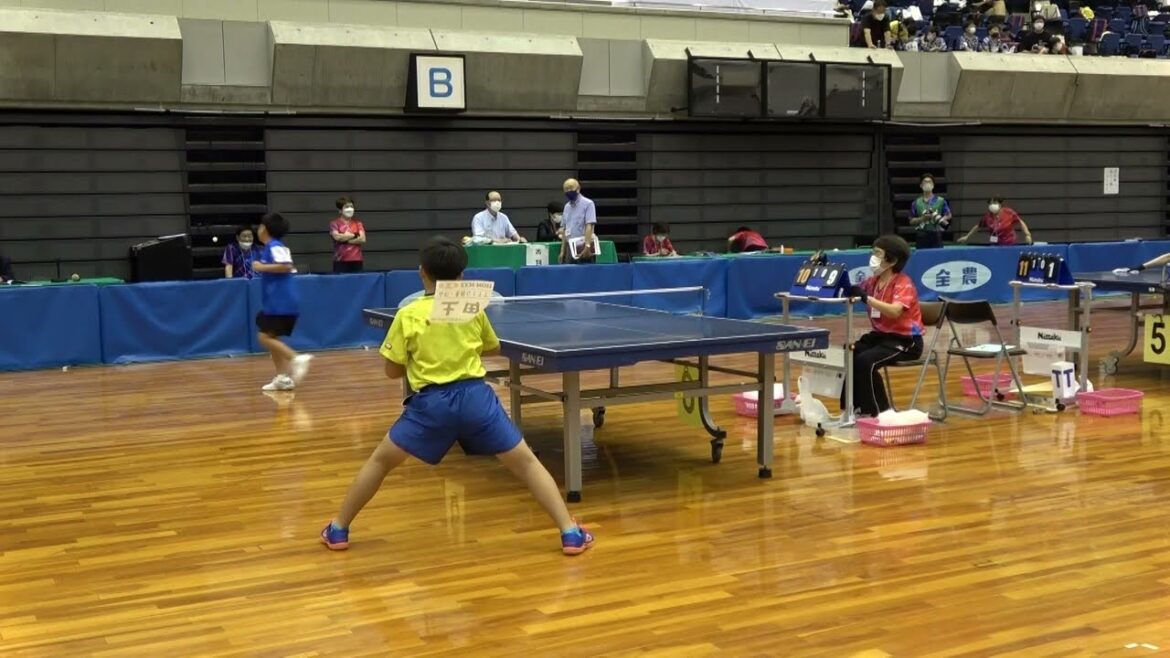【ホープス男子】杉谷桜太朗 vs 土田輝|全農杯 2022年全日本卓球選手権大会|第1ステージ