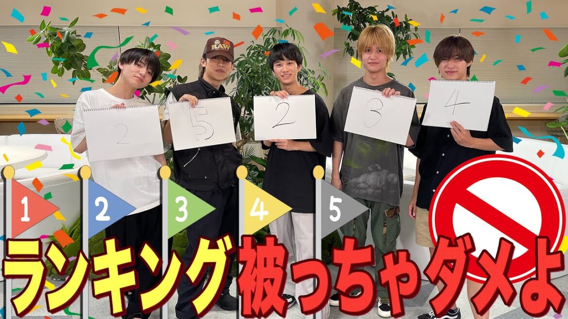 Lil かんさい【ランキング被っちゃダメよ♡】こたちゃん意外とナルシスト??