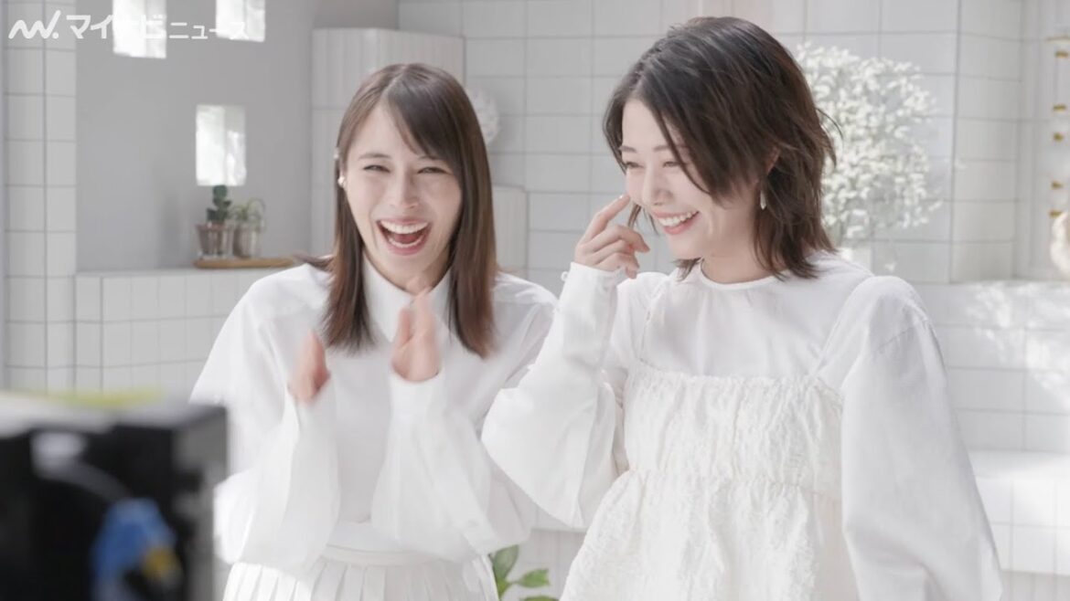 広瀬アリス&高畑充希、撮影中に仲良く大笑い!誕生日をサプライズでお祝いする場面も ライオン「OCH-TUNE」新CM&メイキング&インタビュー公開