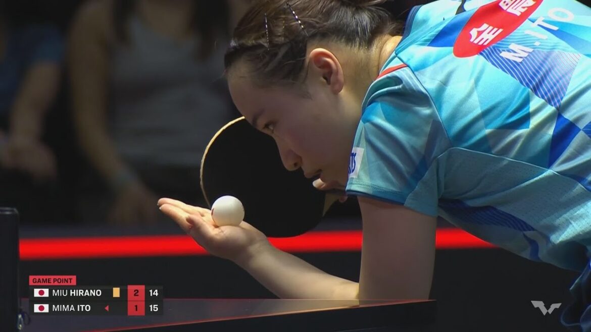 みうみま対決は一進一退のフルゲームへ!|平野美宇 vs 伊藤美誠|シンガポールスマッシュ2024 女子シングルス
