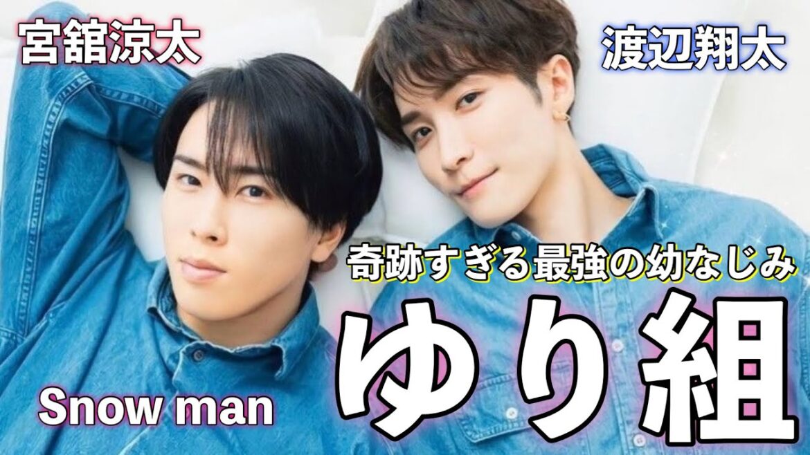 【エモすぎて鼻血】SnowManの最強コンビ ゆり組が最高‼︎宮舘涼太&渡辺翔太