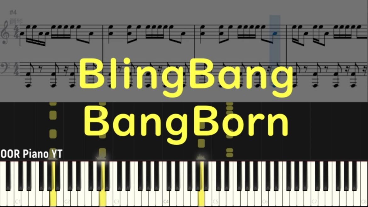 『楽譜』 – Creepy Nuts – Bling-Bang-Bang-Born – ピアノ Piano Cover By OOR Piano