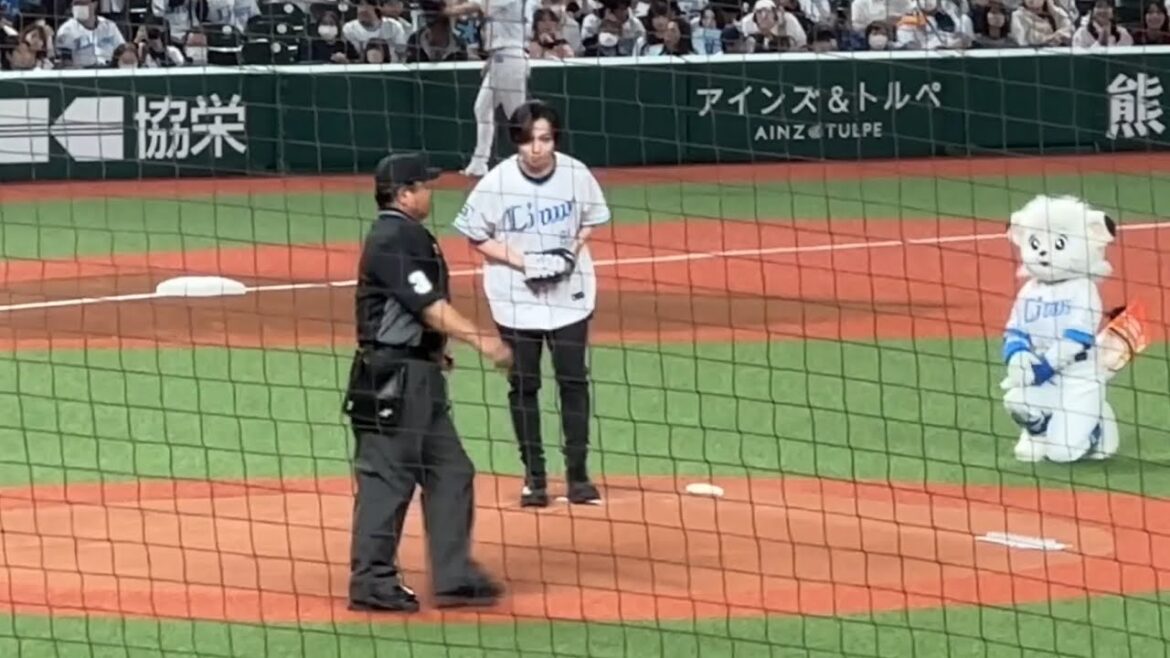 試合開始ライオンズスタメン選手登場→「父も喜びます」声優 蒼井翔太さん始球式【西武vs楽天】2024/4/19