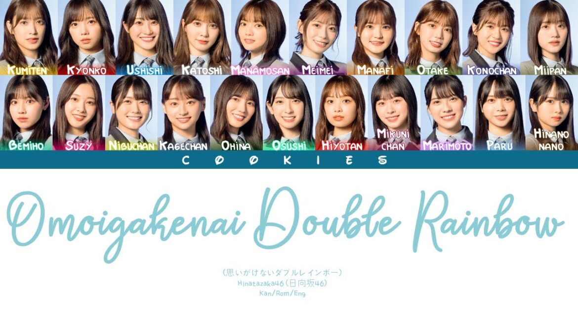 Hinatazaka46 (日向坂46) – Omoigakenai Double Rainbow (思いがけないダブルレインボー) (Kan/Rom/Eng Color Coded Lyrics)
