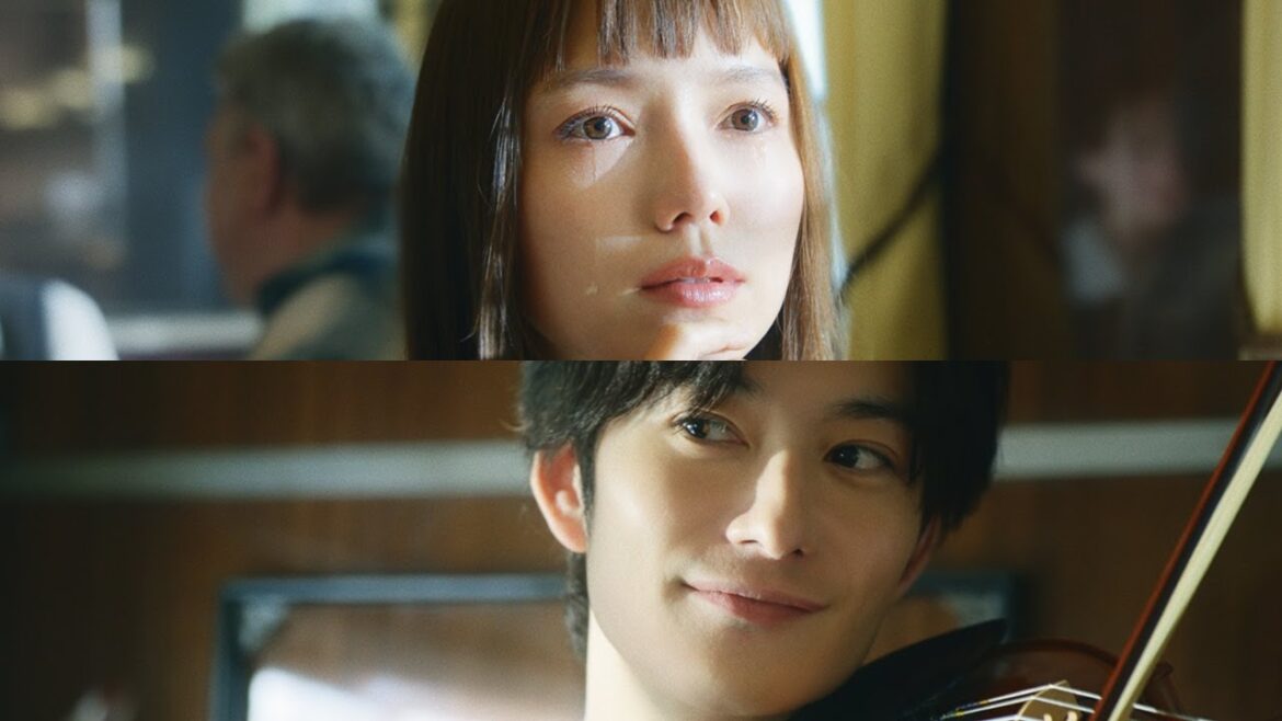 宮﨑あおい、岡田将生らの演奏に涙 列車の中で「赤いスイートピー」四重奏 「アスタリフト」新CM「列車のふたり ナノマルチショット」編