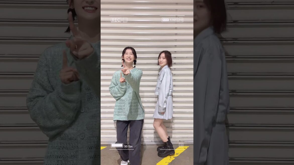 井上梨名 松田里奈 ふたりなで 猫ミーム 第2弾! #sakurazaka46_TikTok