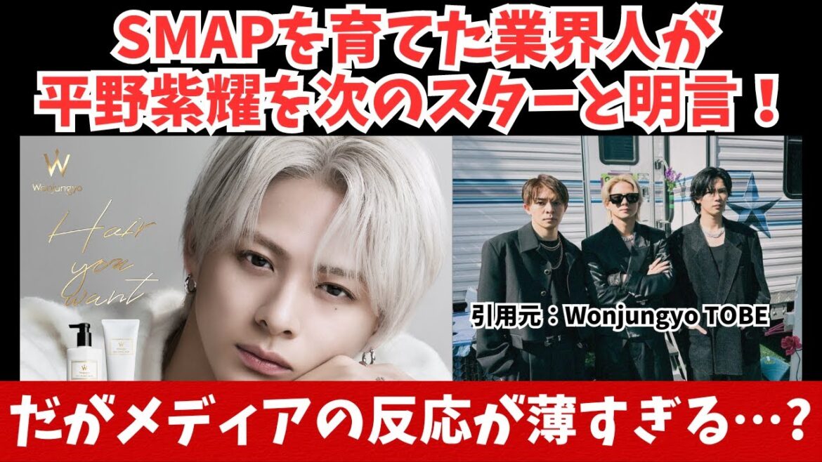 【Number_i】SMAPを育てた業界人が平野くんを次のスターだと明言!…ただその件へのメディアの反応が薄すぎないか?