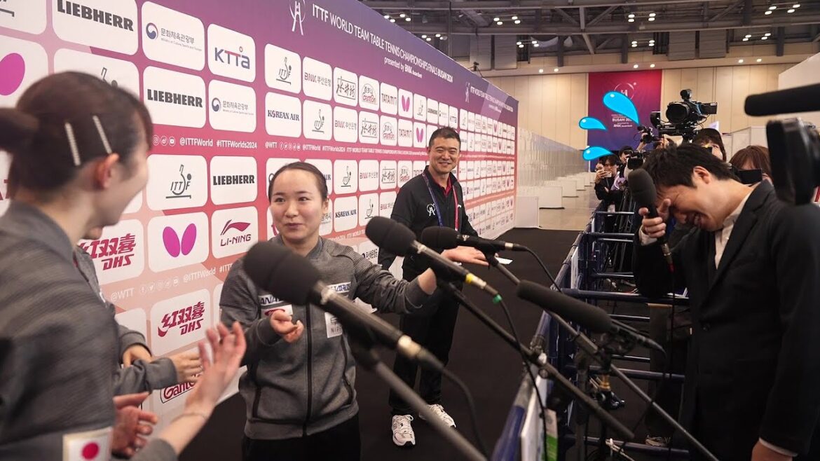 【別アングルver.】 元相棒・伊藤美誠の尻に敷かれる キング・水谷隼 兄妹のような関係性|世界卓球2024団体戦