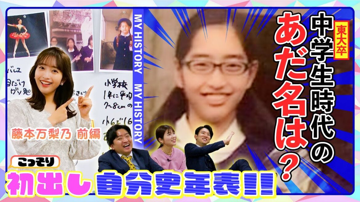 【初出し#5】藤本アナ前編!実は運動神経が良かった幼少期!?あだ名は・・・
