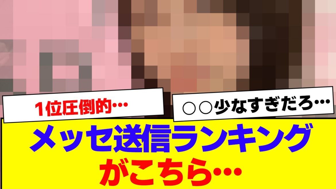 【櫻坂46】4月メッセ送信ランキングがこちら【#そこ曲がったら櫻坂 #何歳の頃に戻りたいのか #三期生 #ミーグリ #オタの反応集 】