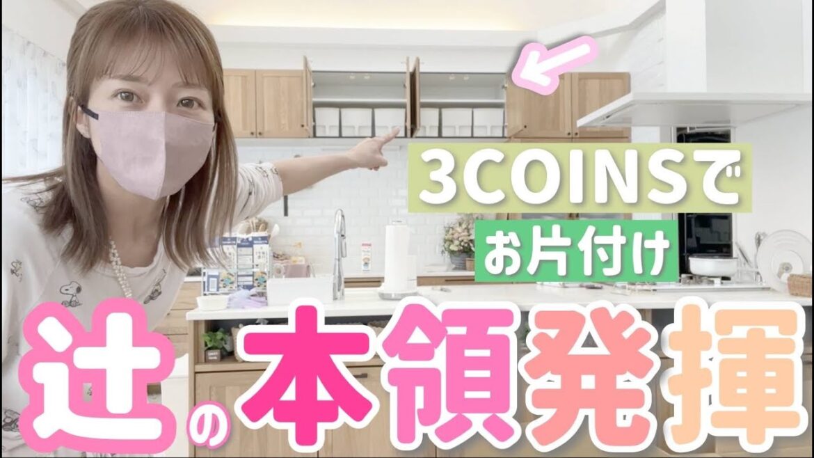 【辻の本領発揮!!!】整理整頓にハマりすぎてもはやメジャー使わなくなりました!【3COINS購入品】