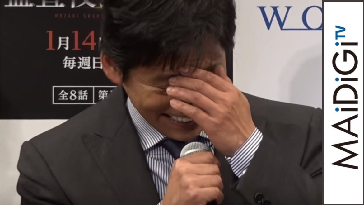 織田裕二、自主的にテスト始める?監督の“暴露”に苦笑い ドラマ「監査役 野崎修平」完成披露試写会3